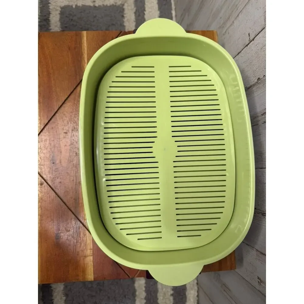 NEW Tupperware 6 Pc Oval Microwave Stack Cooker Set‎ Multicolor Steamer
